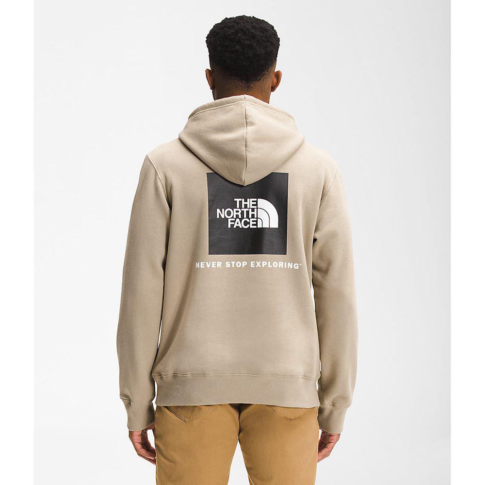 The North Face Box Nse Pullover Ανδρικα Φούτερ Hoodie - Χακί / Μαυρα (TLUO84751)